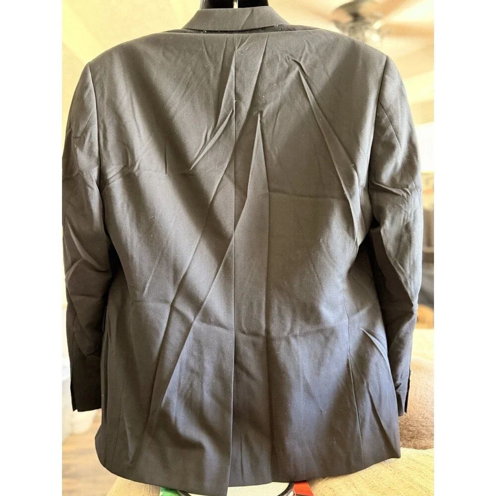 Nautica Blazer Men's 40S Navy Color Metal Button Classic 2 Button Single Vent